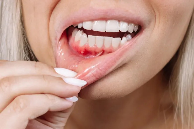gum disease showing red swollen gums